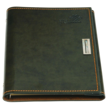 Artigos de papelaria personalizados PU Leather Notebook Printing with Lock